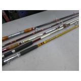 Lot of (5) Vintage Catfish Fishing Rods