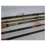 Lot of (5) Vintage Catfish Fishing Rods
