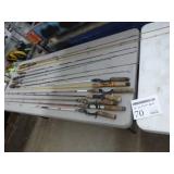 Lot of (15) Vintage Fishing Rods