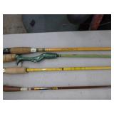 Lot of (15) Vintage Fishing Rods