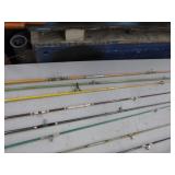 Lot of (15) Vintage Fishing Rods