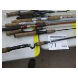 Lot of (20) Vintage Fishing Rods