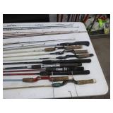 Lot of (20) Vintage Fishing Rods