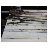 Lot of (20) Vintage Fishing Rods