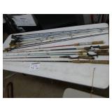 Lot of (15) Vintage Fishing Rods