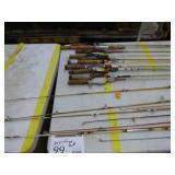 Lot of (20) Vintage Fishing Rods