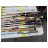 Lot of (20) Vintage Fishing Rods