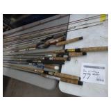 Lot of (20) Vintage Fishing Rods