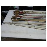Lot of (20) Vintage Fishing Rods