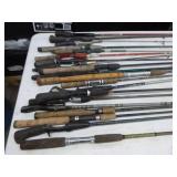Lot of (40) Fishing Rods (for repair)