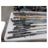 Lot of (40) Fishing Rods (for repair)