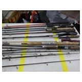 Lot of (20) Fishing Rods
