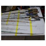 Lot of (20) Vintage Fishing Rods