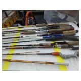 Lot of (20) Vintage Fishing Rods