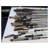 Lot of (40) Fishing Rods (for repair)