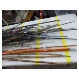 Lot of (40) Fishing Rods (for repair)