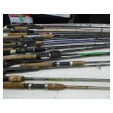 Lot of (40) Fishing Rods (for repair)