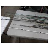 Lot of (50+) Fishing Rods (for repair)