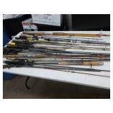 Lot of (50+) Fishing Rods (for repair)