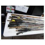 Lot of (50+) Fishing Rods (for repair)