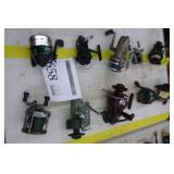 Lot of (10) Vintage Fishing Reels