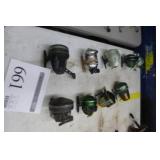 Lot of (9) Vintage Fishing Reels