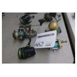 Lot of (10) Vintage Fishing Reels