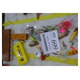 Lot of Vintage Fishing Tackle  - Troll-A-Cast, Northland Fishing Tackle, Various Lures and Tackle