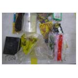 Lot of Fishing Tackle  - Plastic Tackle Organizer