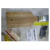 Lot of Assorted Baits  - Cleaning Board, Fish Bag