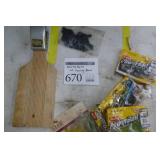 Lot of Assorted Baits  - Cleaning Board, Fish Bag