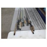 Lot of (20) Fishing Rods