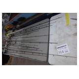 Lot of (40) Fishing Rods (for repair)