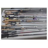 Lot of (40) Fishing Rods (for repair)
