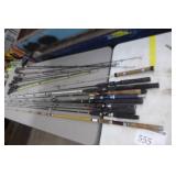Lot of (20) Fishing Rods