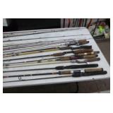 Lot of (20) Fishing Rods