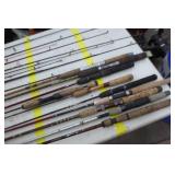 Lot of (20) Fishing Rods