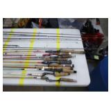 Lot of (20) Vintage Fishing Rods
