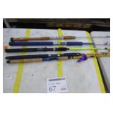Lot of (5) Catfish Fishing Rods