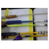 Lot of (5) Catfish Fishing Rods