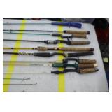 Lot of (15) Vintage Fishing Rods