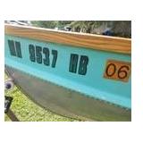 Aluminum 3-Person Fishing Boat with a Mercury Kiekhaefer Mark 7 7.5hp Outboard Motor, Single-Axle Trailer