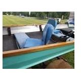 Aluminum 3-Person Fishing Boat with a Mercury Kiekhaefer Mark 7 7.5hp Outboard Motor, Single-Axle Trailer