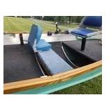 Aluminum 3-Person Fishing Boat with a Mercury Kiekhaefer Mark 7 7.5hp Outboard Motor, Single-Axle Trailer