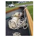 Aluminum 3-Person Fishing Boat with a Mercury Kiekhaefer Mark 7 7.5hp Outboard Motor, Single-Axle Trailer