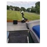 Aluminum 3-Person Fishing Boat with a Mercury Kiekhaefer Mark 7 7.5hp Outboard Motor, Single-Axle Trailer