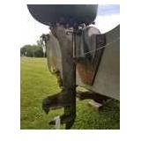 Aluminum 3-Person Fishing Boat with a Mercury Kiekhaefer Mark 7 7.5hp Outboard Motor, Single-Axle Trailer