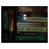 3 dozen DVDs, VHS, Lot of WWII.