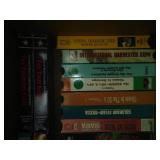 3 dozen DVDs, VHS, Lot of WWII.