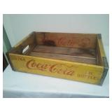 Coca Cola Coke, Wood Bottle Case.